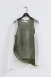 SWAYING/KNIT Slightly Transparent Mohair 2 Piece Set (with Bra) SW22AW1T25 White/Green PS52